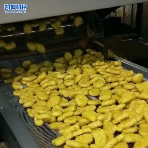 油炸流水線 全自動油炸機 膨化食品油炸流水線